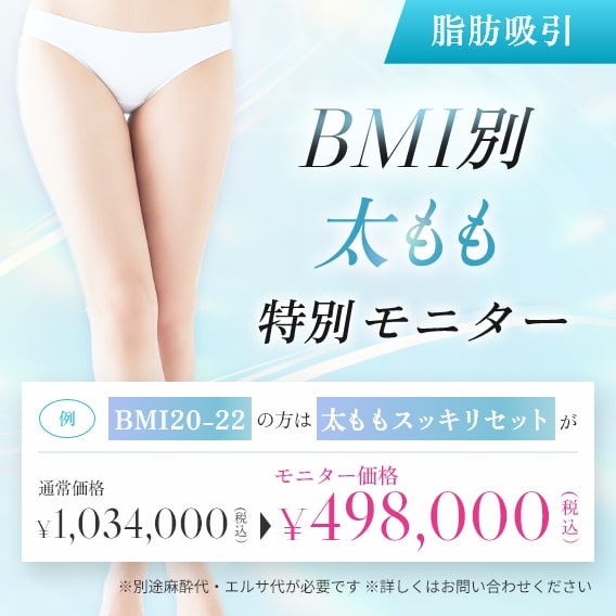 お腹の脂肪吸引モニター